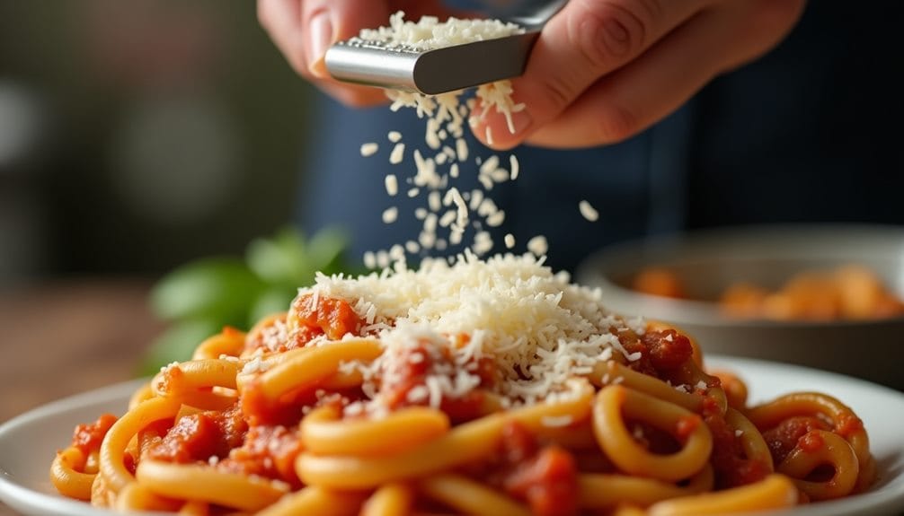 add parmesan cheese topping