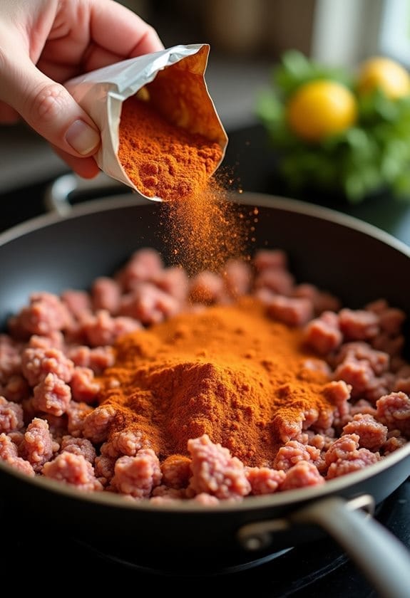 add taco seasoning now
