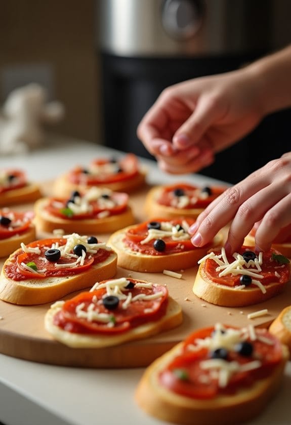 adding pizza toppings step