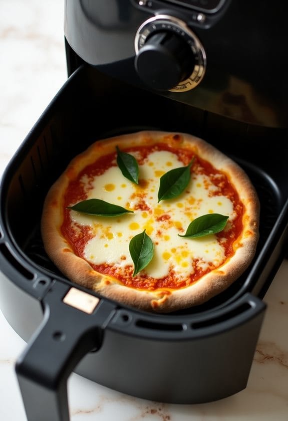 air fryer cooking process
