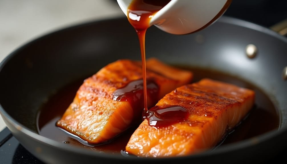 applying teriyaki sauce effectively