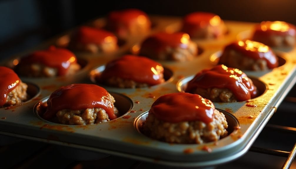 bake the meatloaf muffins