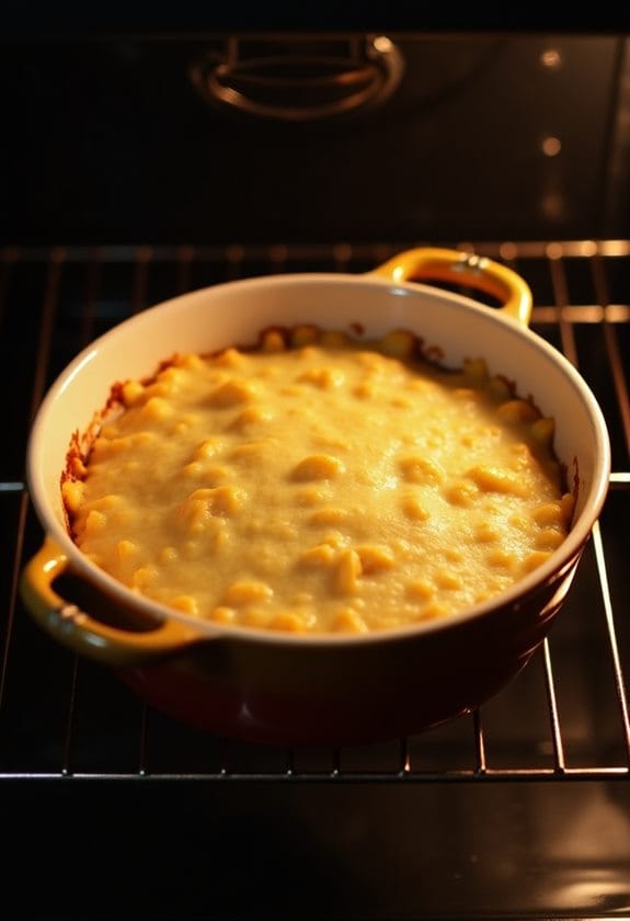 baking the pie process
