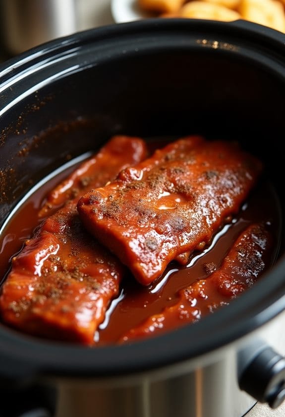 begin slow cooking process