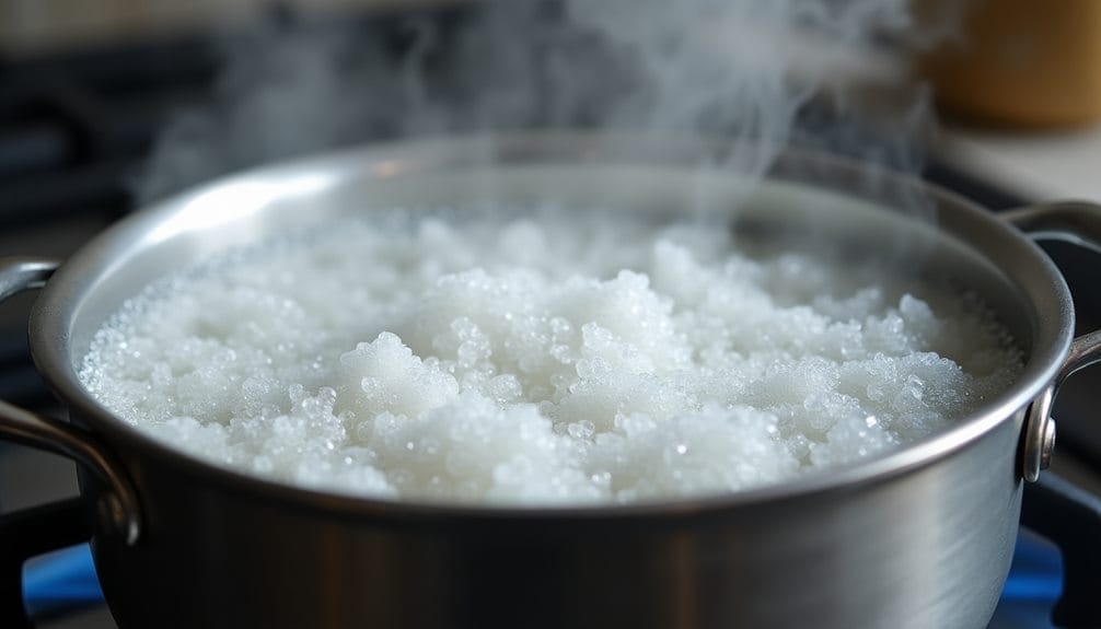 boiling salted water process
