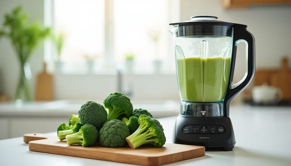 broccoli puree preparation steps