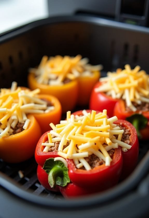 cheese addition and cooking