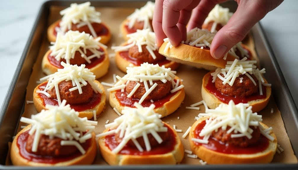 cheese sprinkling bun covering