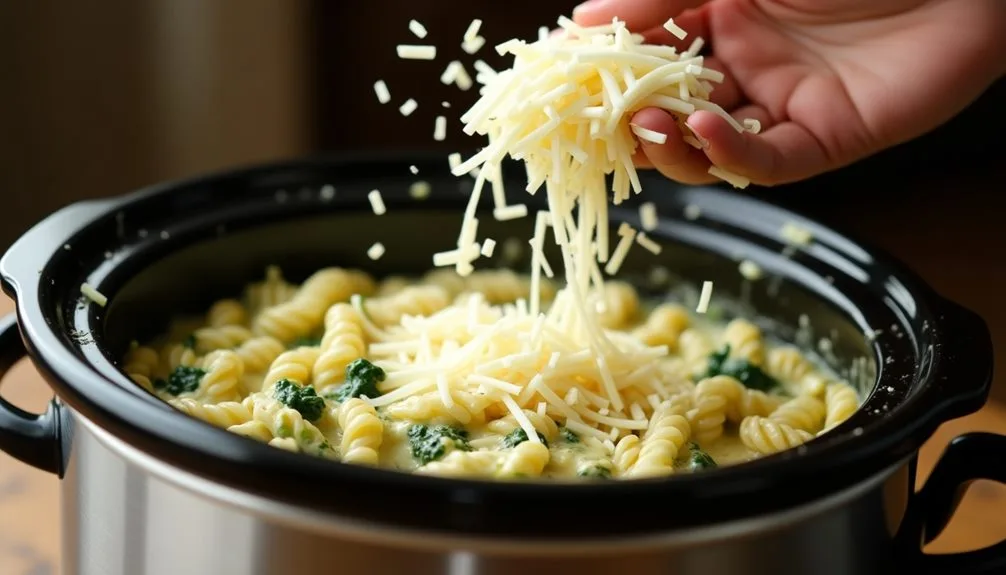 cheese sprinkling procedure steps