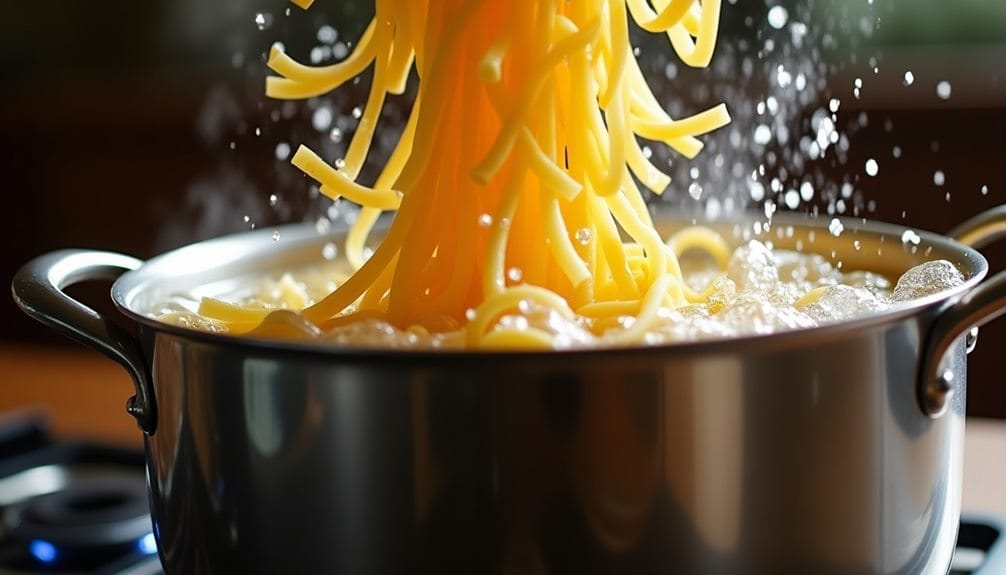 cook pasta in boiling