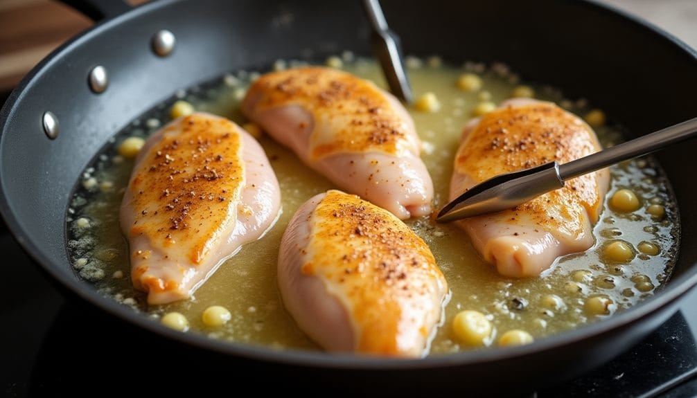 cooking chicken breasts step
