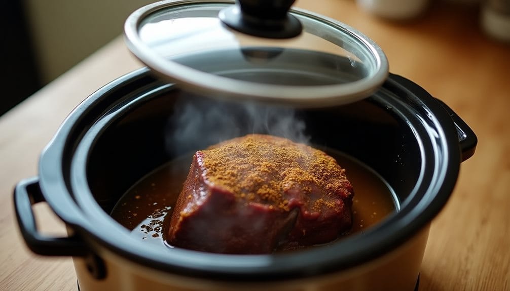 cover and cook beef