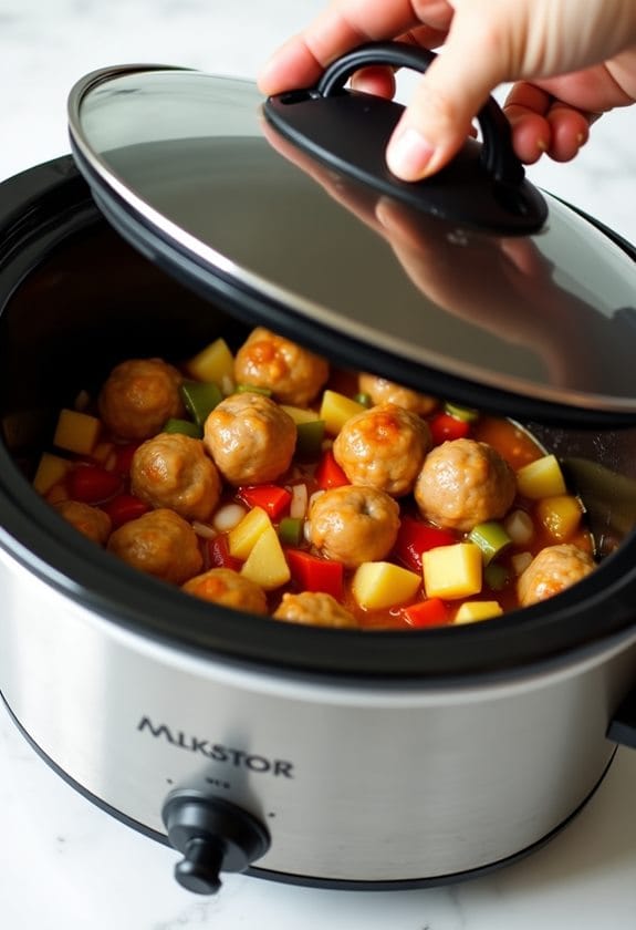 covering and cooking process