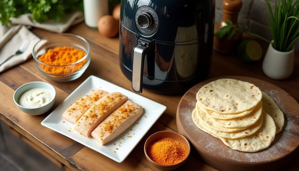 crispy air fryer tacos
