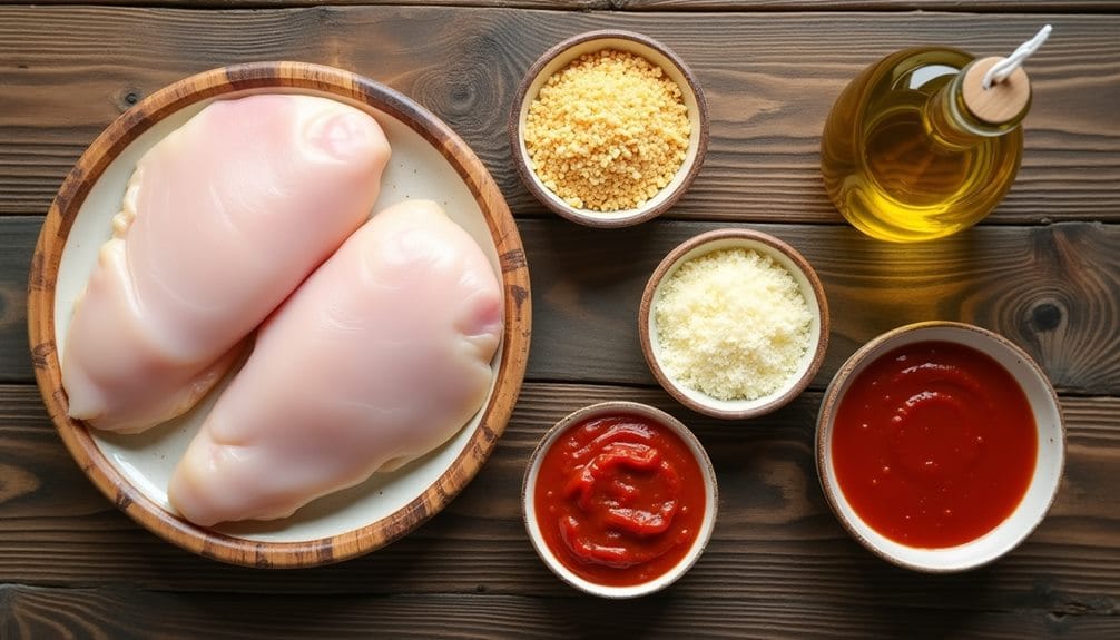 crispy chicken parmesan snacks