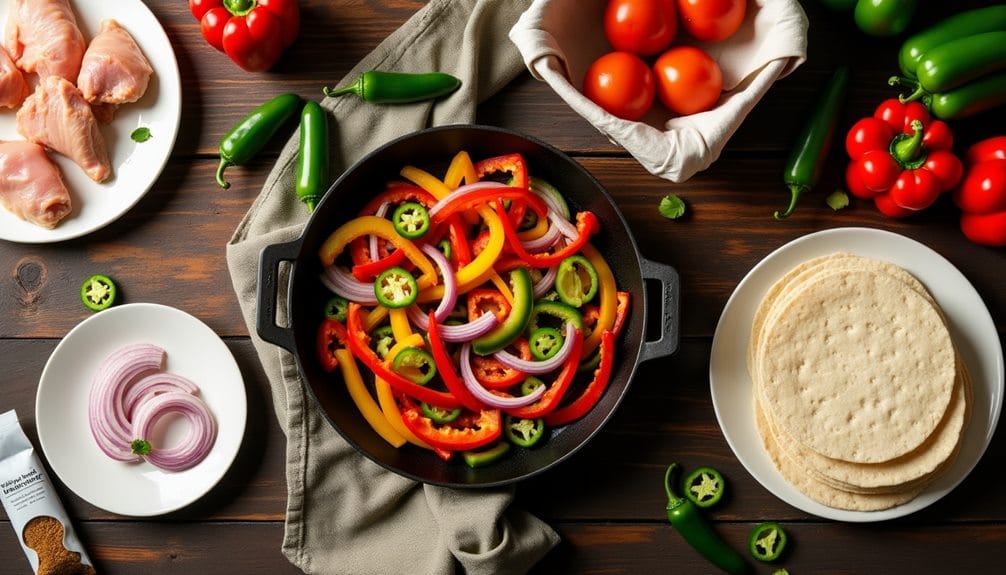 customizable fajita dinner experience