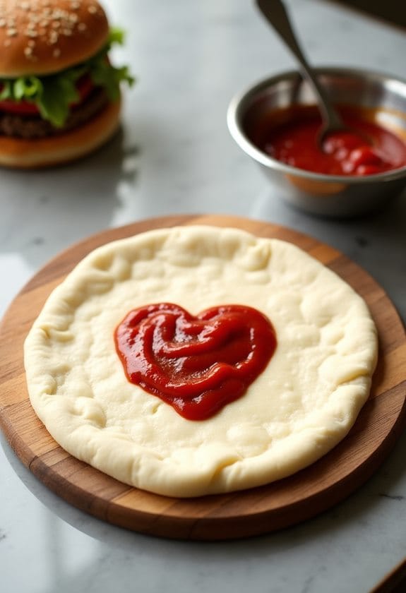 dough making and ketchup