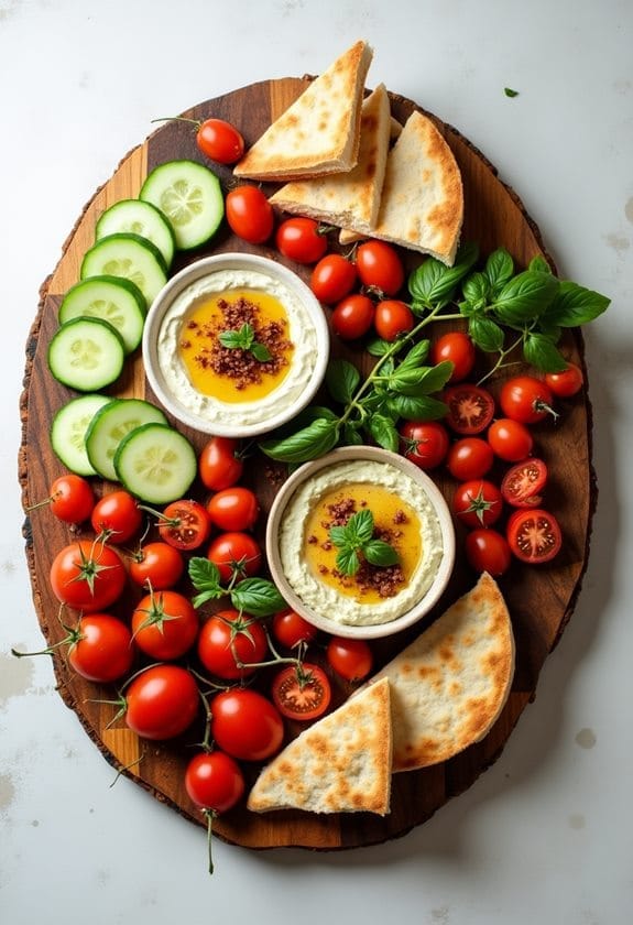 experimenting with platter presentation