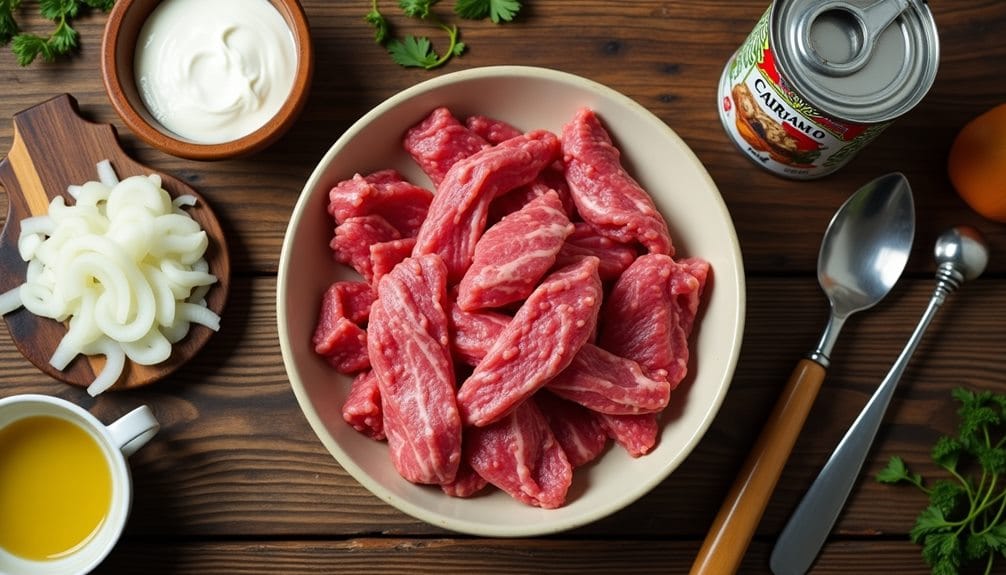 fast 30 minute beef stroganoff