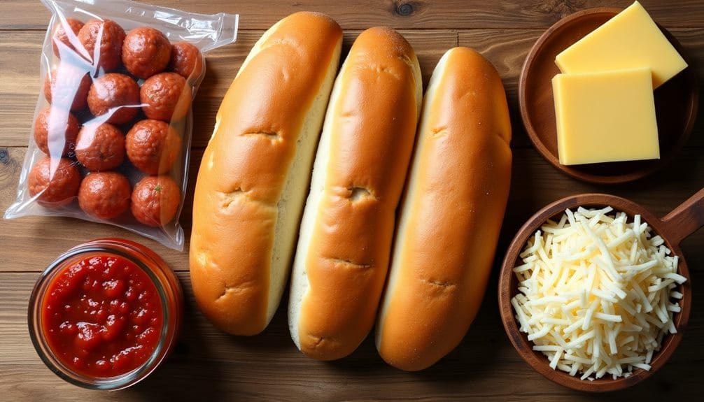 frozen meatball sub sandwiches