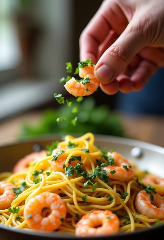 garnish with fresh parsley