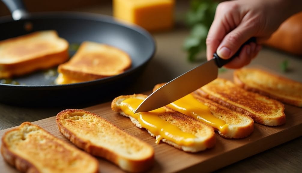 grilled cheese dippers recipe