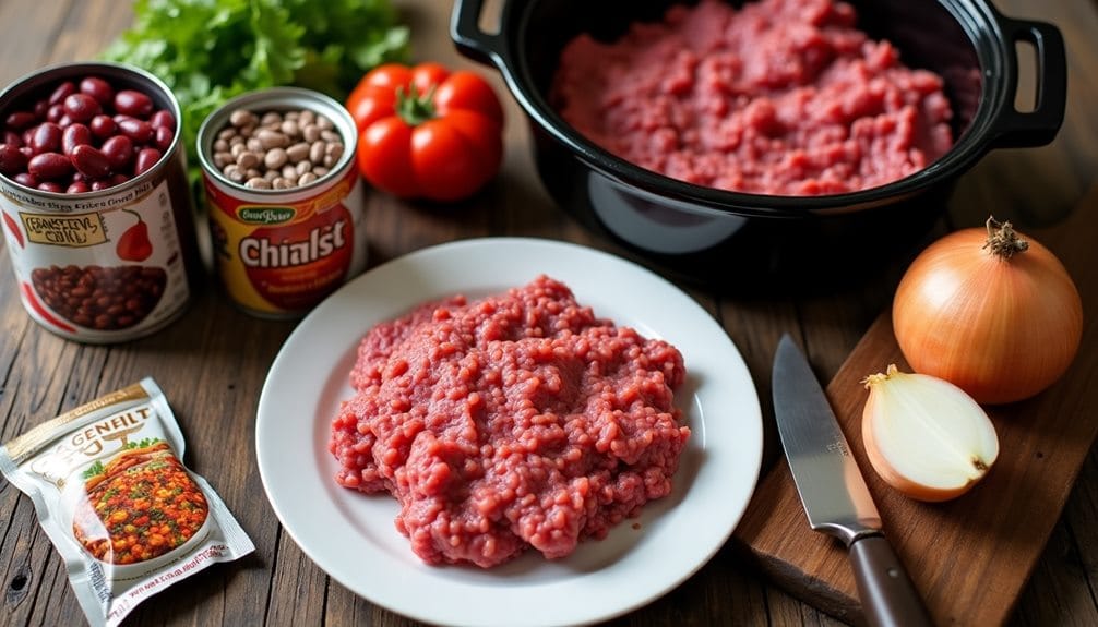 hearty slow cooker chili