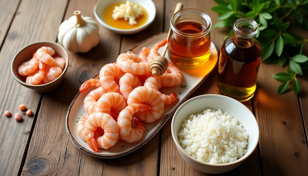 honey garlic shrimp recipe