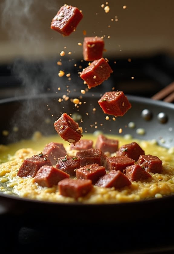 incorporate steak bites skillet