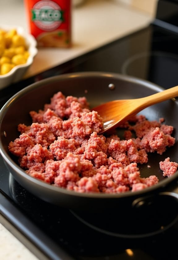 initiating meat preparation process