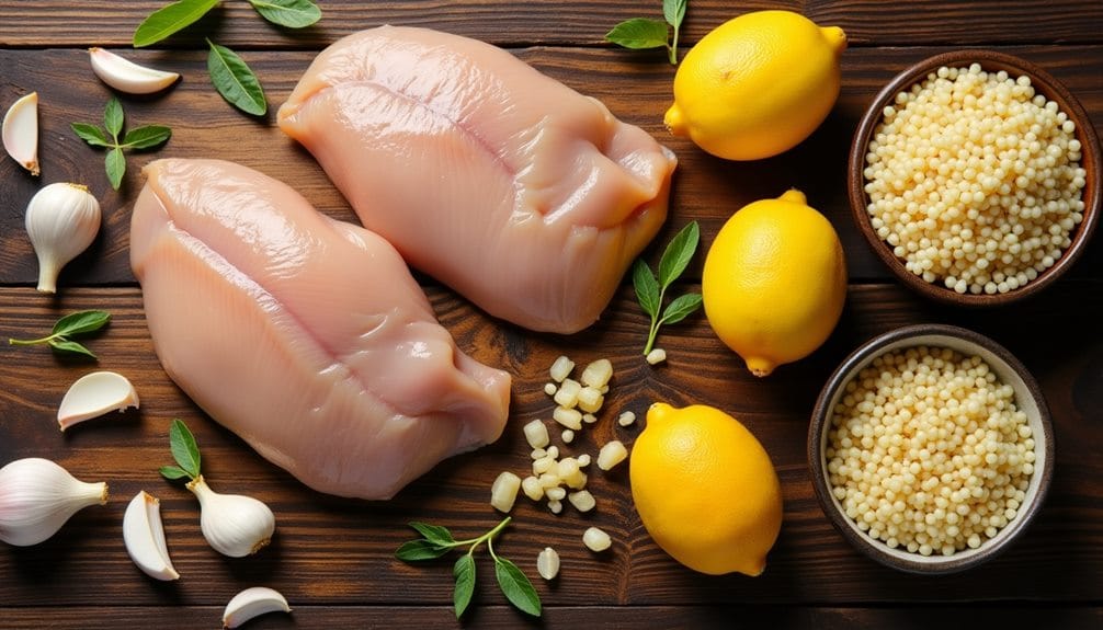 lemon garlic chicken couscous