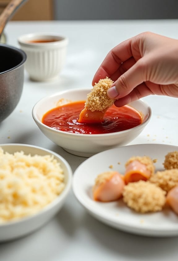 marinara dip and coating