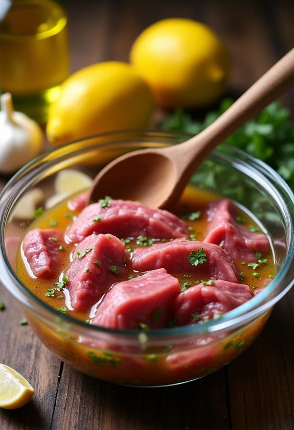 marinate the meat thoroughly