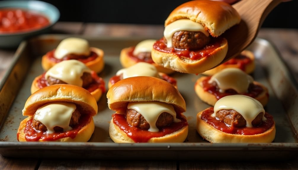 post baking slider serving