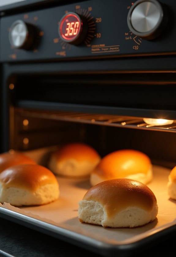 preheat oven prepare buns