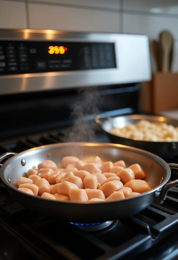 preheat oven prepare chicken