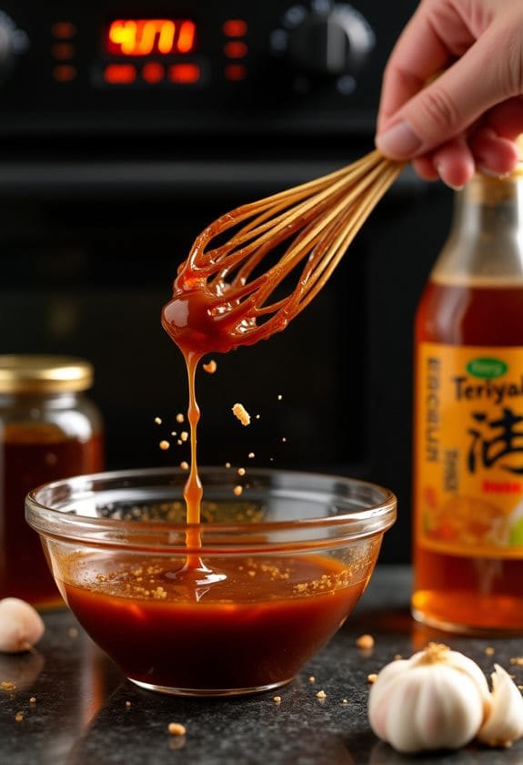 preheat oven prepare sauce