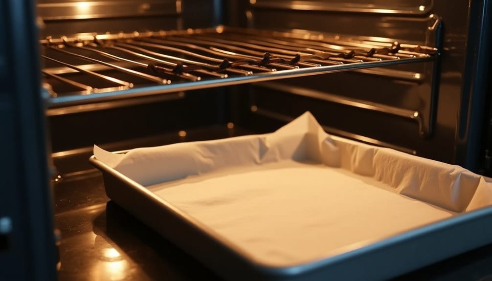preheat oven prepare sheet