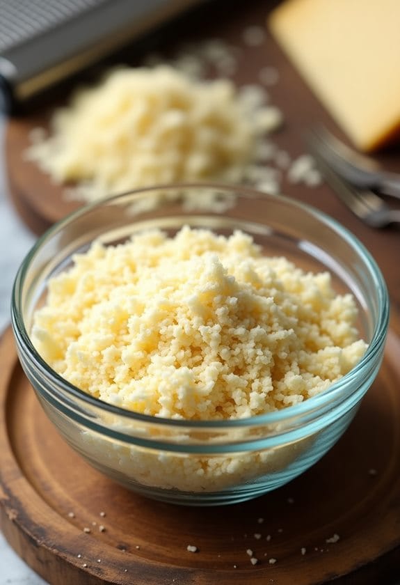 prepare breadcrumb cheese mixture