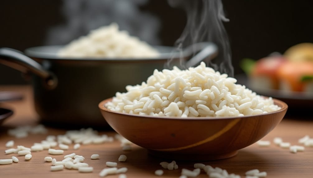 preparing sushi rice steps