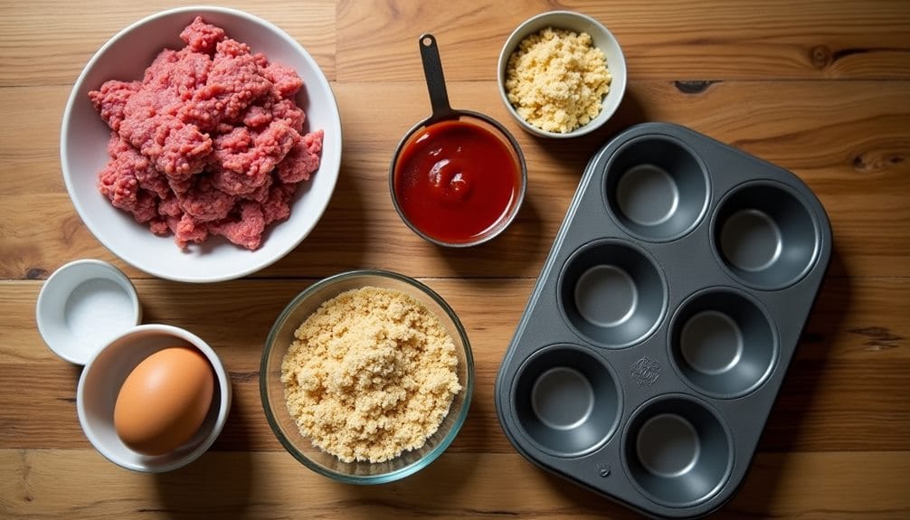 quick mini meatloaf muffins