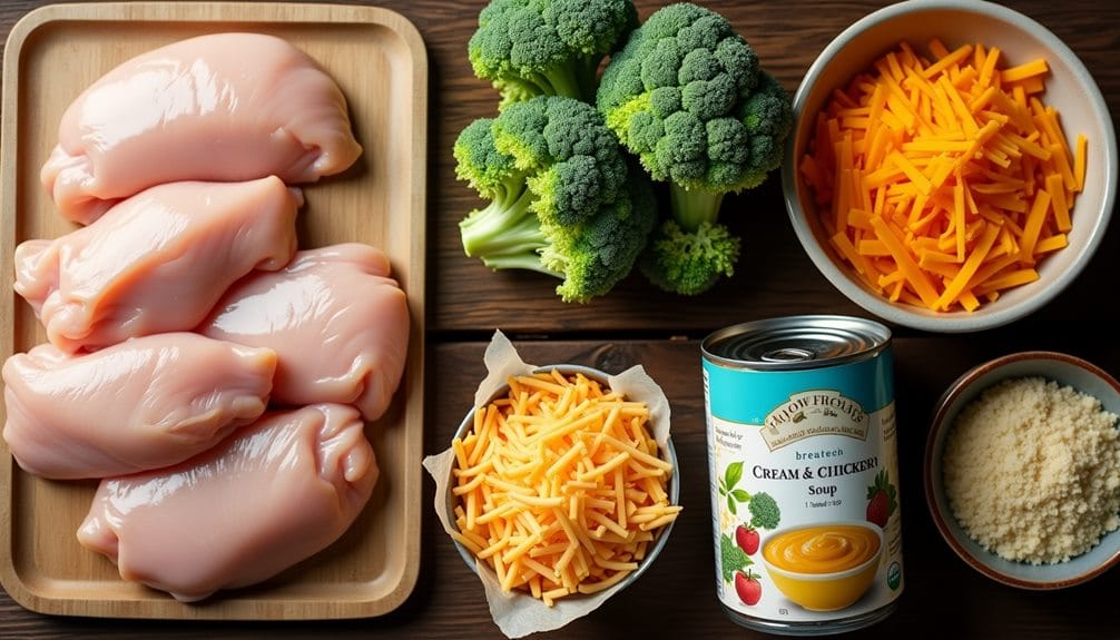 savory chicken broccoli bake