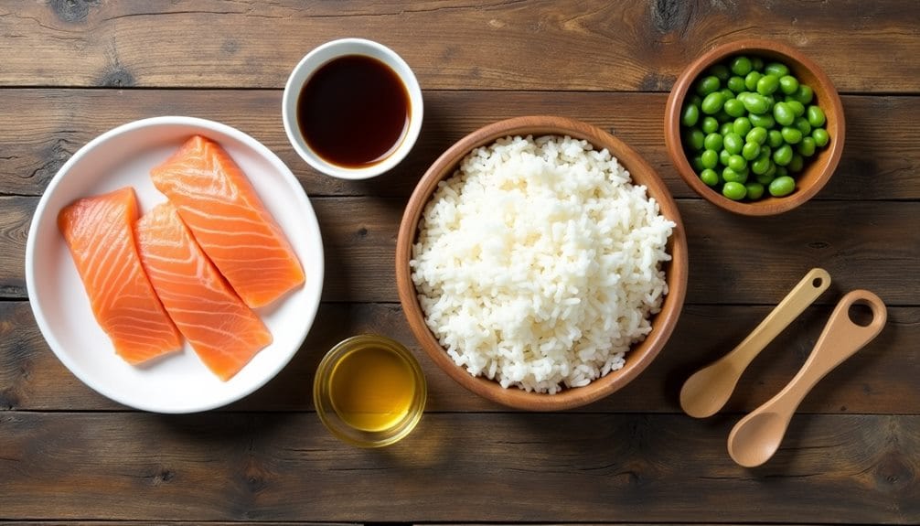 savory teriyaki salmon dish