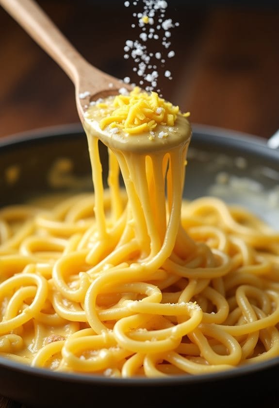 season serve enjoy pasta
