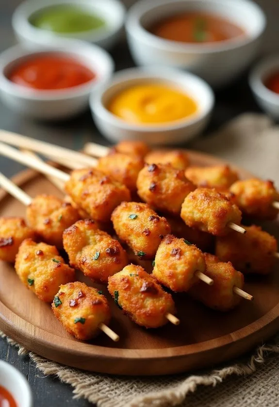 serve skewers hot now