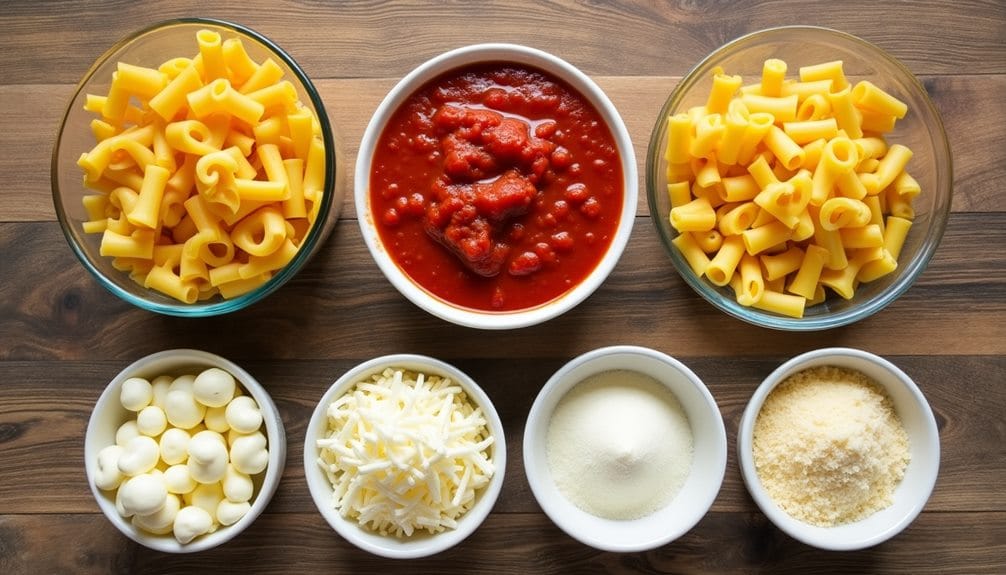 simple cheesy pasta bake