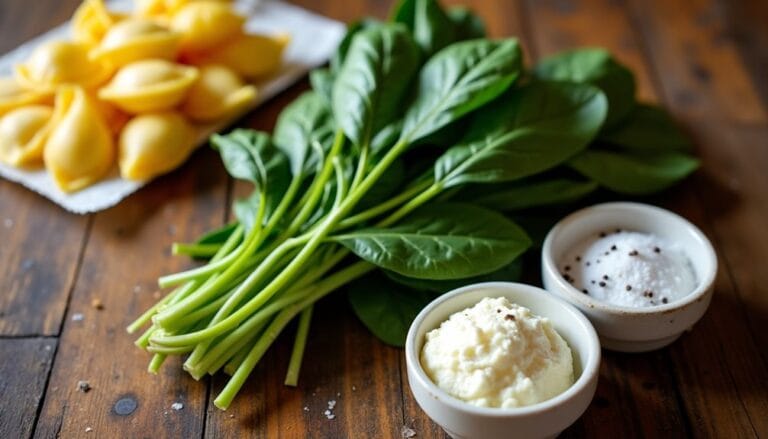 spinach ricotta stuffed shells