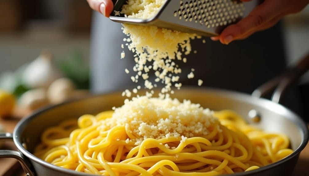 sprinkle remaining parmesan cheese