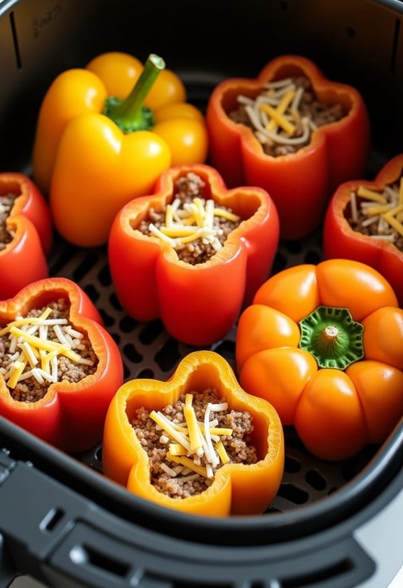 stuffed air fryer peppers
