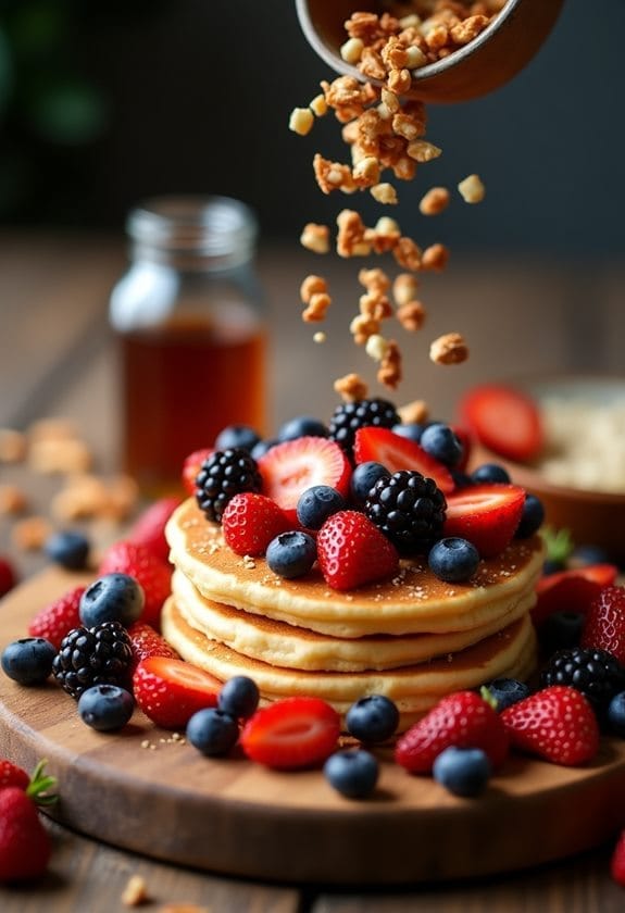 top your pancakes creatively